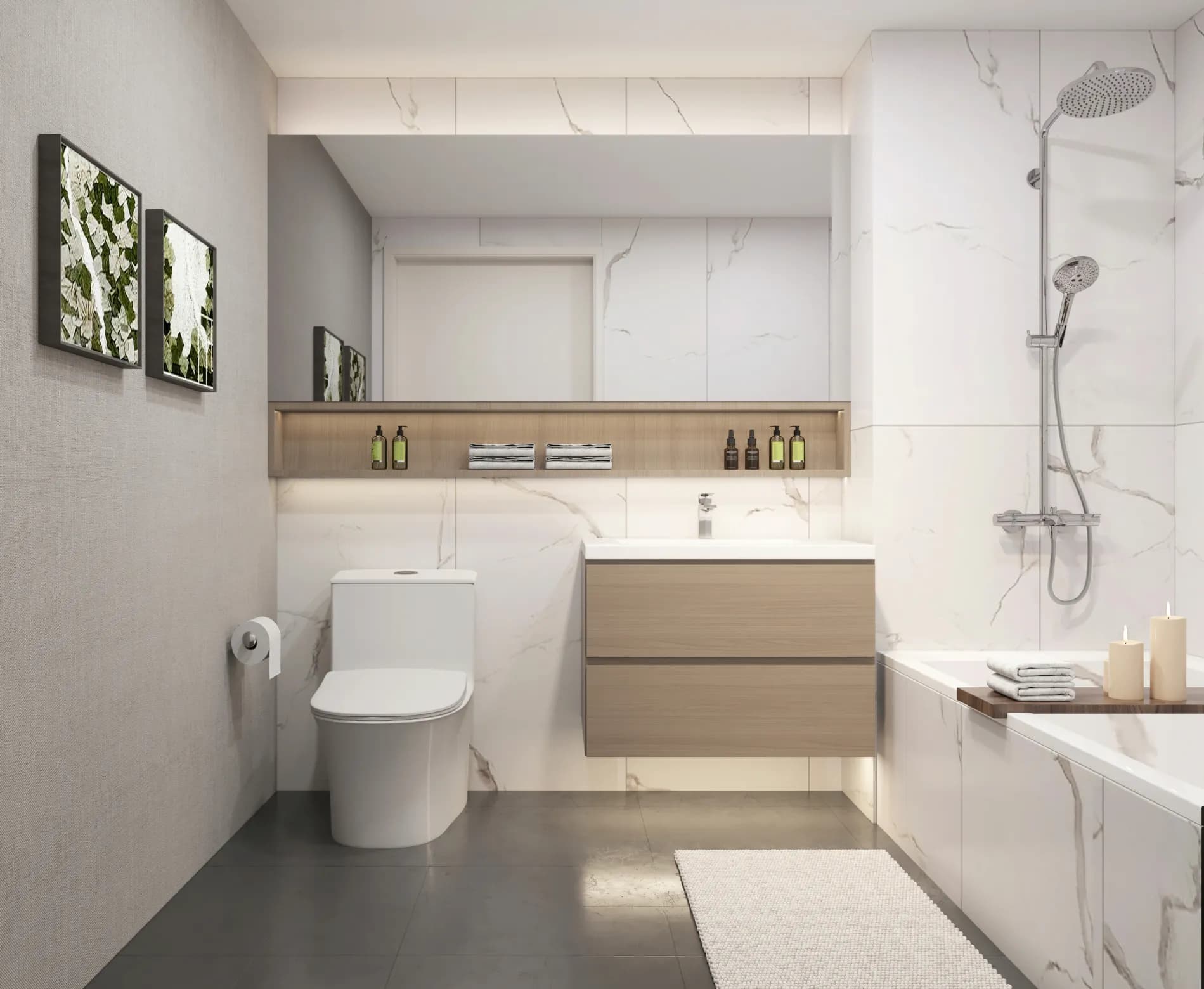 arcadia woodside bathroom
